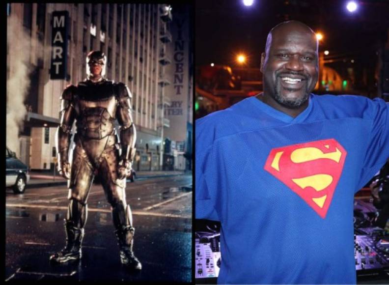 Shaquille O' Neal - Deporte: Baloncesto.<br/>Steel -Director: Kenneth Johnson.<br/><br/>Con su primer estelar en la pantalla grande, O' Neal se convirtió en una de las primeras figuras afroamericanas en encarnar a un superhéroe importante dentro de la trama de D.C Comics, dando vida al héroe homónimo.