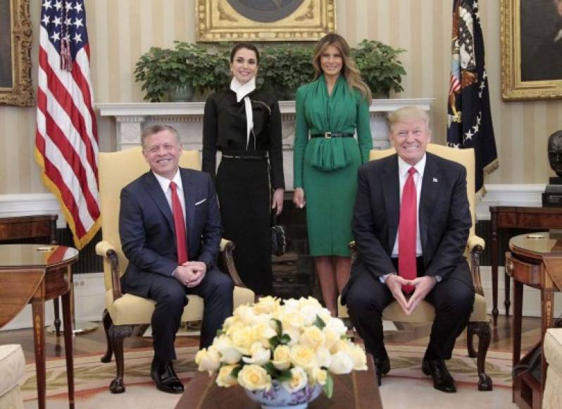 El retrato oficial de la visita de los reyes a Estados Unidos.