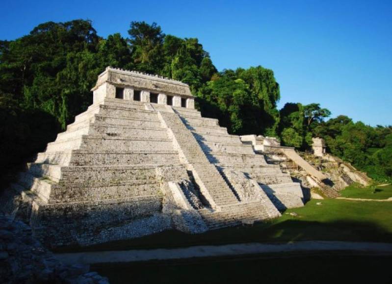 El Templo de las Inscripciones en la ciudad maya Palenque. AFP.