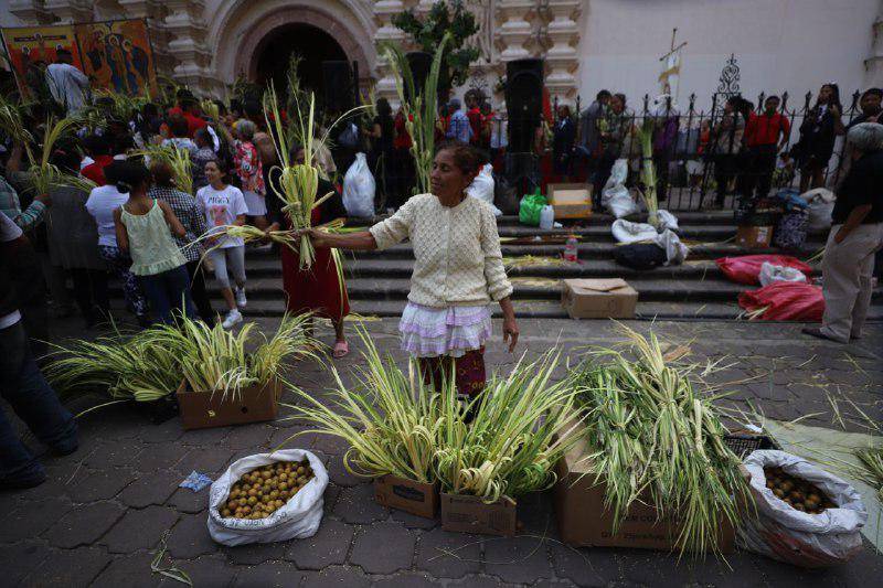 Católicos recibieron la bendición de Dios en el Domingo de Ramos