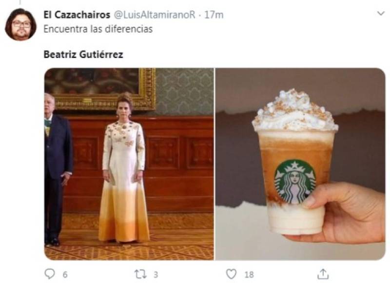 El atuendo de la esposa de AMLO desató una lluvia de memes y burlas en redes sociales.