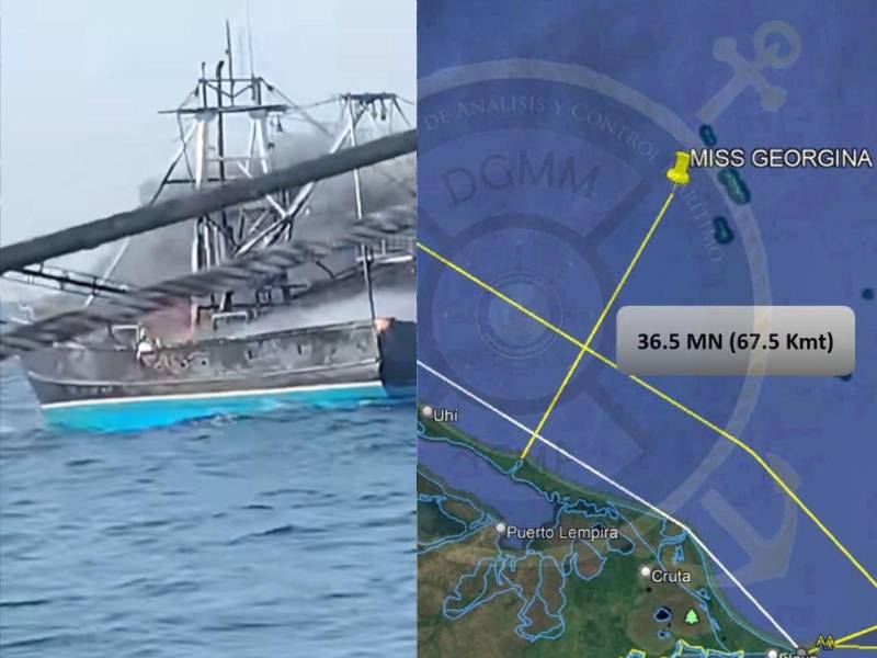 Una explosión en el barco Miss Georgina dejó al capitán muerto y un tripulante desaparecido en los bancos de pesca Cajones.