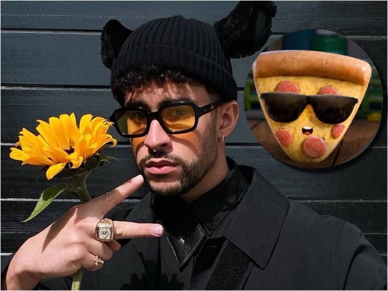 Bad Bunny fue elegido para interpretar a Pizza con Gafas de Sol, un juguete olvidado descrito como un personaje de estilo relajado y misterioso.