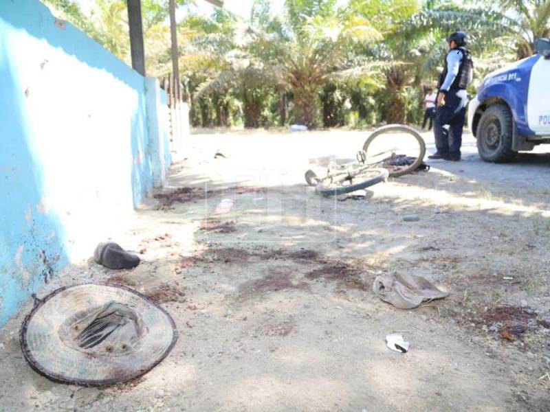 Foto de una de las zonas donde se registró la masacre en la aldea Rigores, en Trujillo.