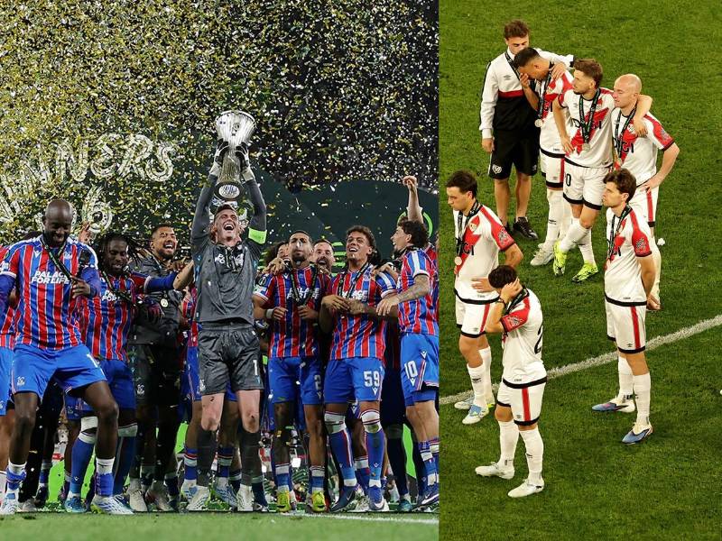 El Crystal Palace le ganó la final de la Conference League al Rayo Vallecano.