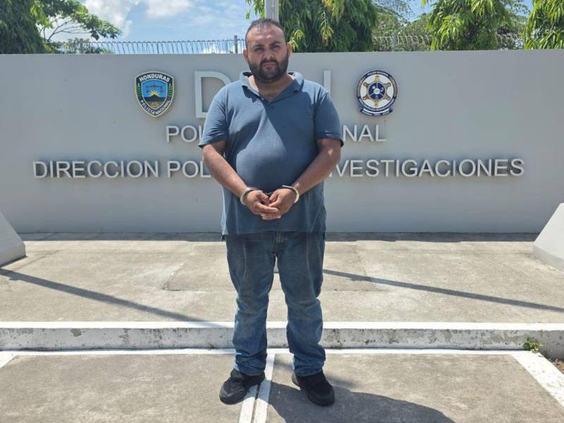 El detenido fue identificado como<b> Anwar Javier Lara Galo</b>, originario de Lamaní, Comayagua.