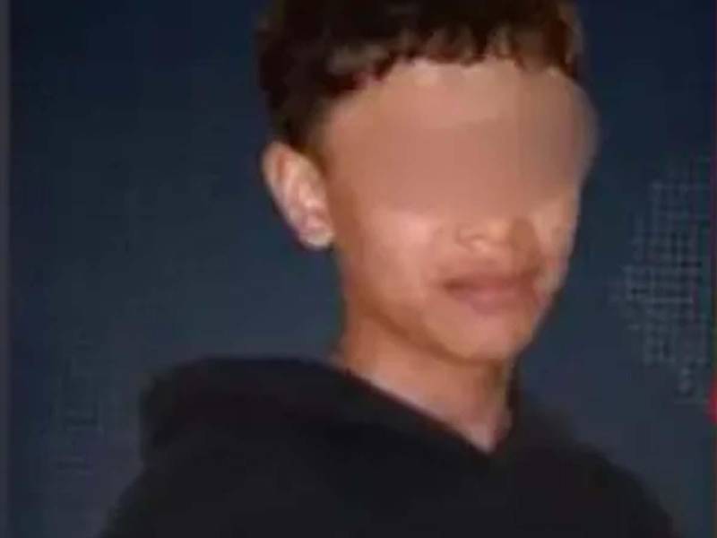 Foto en vida de Joel Alexander Álvarez Uclés (16 años).