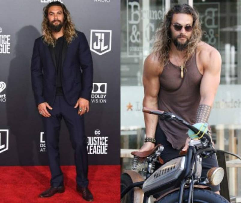 Jason Momoa<br/><br/>El actor de 'Aquaman' y 'Game of Thrones' es padre de dos hijos, Lola Iolani y Nakoa-Wolf Manakauapo Namakaeha, y es además el padrastro de la actiz Zoë Kravitz, hija de su esposa, Lisa Bonet.<br/><br/>Para lograr una musculosa figura, el actor, de 39 años, siguió el entrenamiento AR-7, traducido como 'Resultados Acelerados 7', programa que consiste en provocar el fallo muscular lo más rápido posible, todo a través de la realización de varios ejercicios, uno tras otro, con pocos segundos de descanso entre cada ronda.<br/><br/>El AR-7 permite acelerar el metabolismo, quemar más calorías y incentivar la producción de hormonas de crecimiento.<br/>