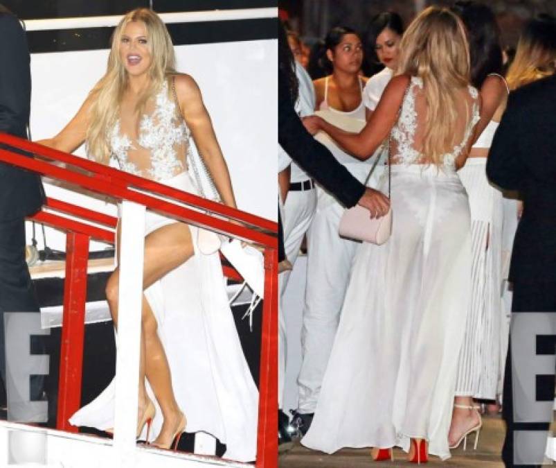 Khloé Kardashian le dio la bienvenida oficial a la familia Kardashian a su novio James Harden al realizar una fiesta en su honor en un yate en Marina del Rey, California.
