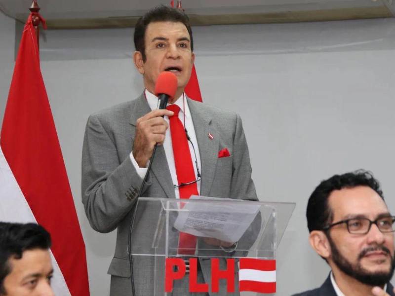 Salvador Nasralla, excandidato presidencial del Partido Liberal.