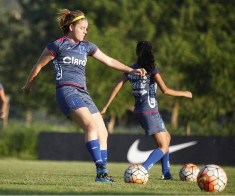 Jinan Abdalah: La chica ha pertenecido a la selección de Honduras .