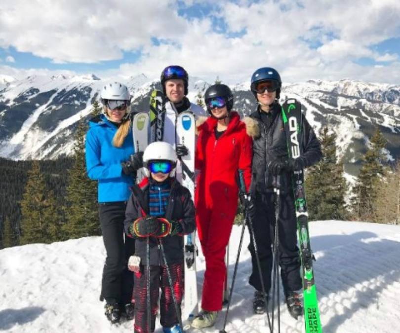 Lara y Eric Trump junto a Ivanka y su esposo, Jared.