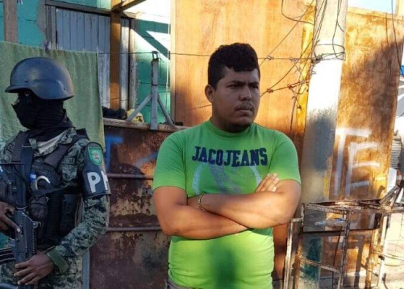 Jorge AlfredoBonilla fue requerido por las autoridades al encontrarle droga, dinero en efectivo y teléfonos celulares en su casa de habitación ubicada en La Ceiba.