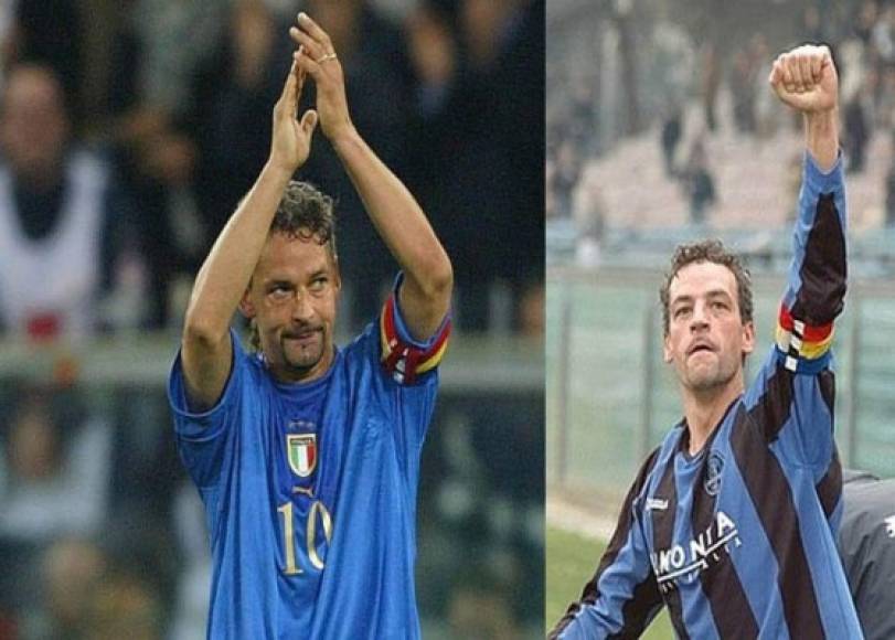 Roberto Baggio - Eddy Baggio: Jugó en varios equipos italianos de categorías inferiores a la Serie A.