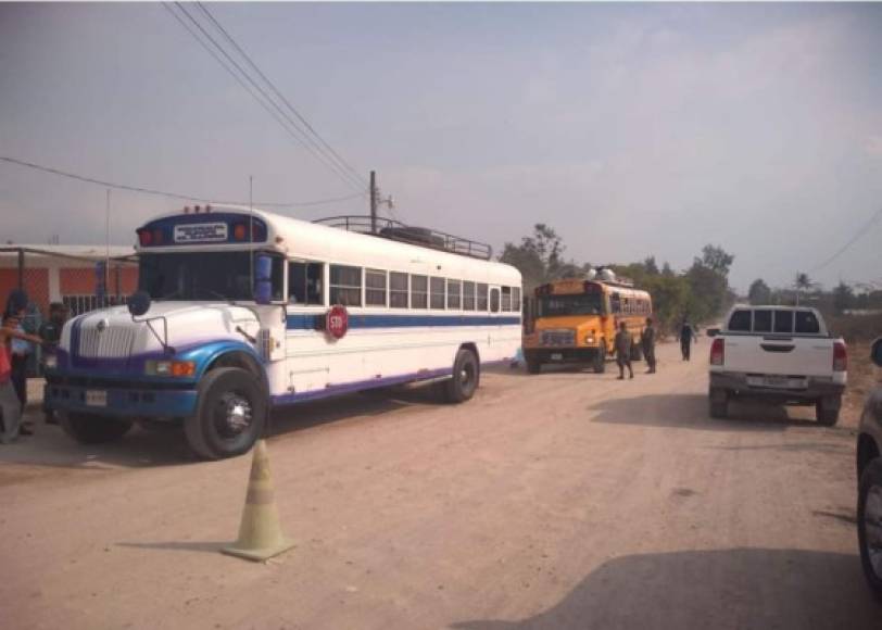 Autoridades efectúan operativos fijos en Lizapa, Yuscarán. Foto Ministerio Público.