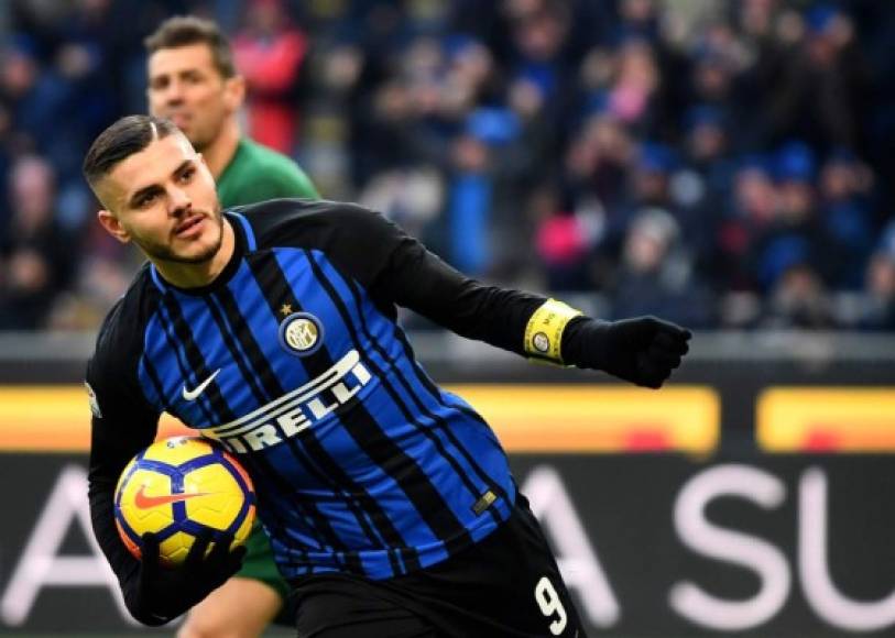 11. Mauro Icardi (Inter de Milán) 18 goles - 36 puntos.