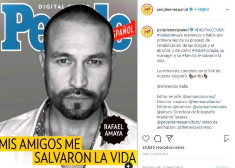 Este jueves la revista People en Español publicó una entrevista en exclusiva en donde el actor habló abiertamente de sus problemas y se le ve un tanto demacrado.