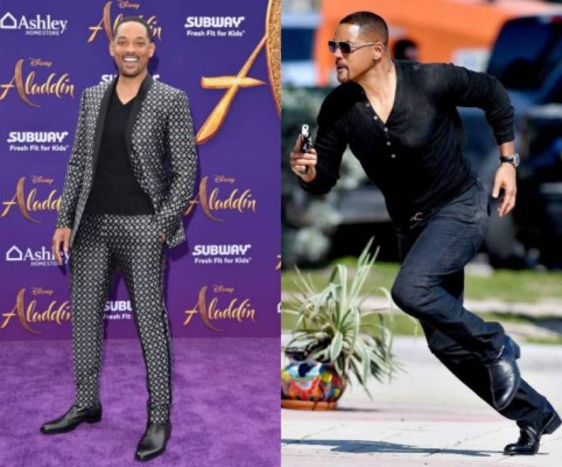 Will Smith<br/><br/>El famoso, de 45 años, quien recientemente protagonizó el filme live action de Disney 'Aladdín', tiene tres hijos: Jaden, Trey y Willow, junto a Jada Pinkett.<br/><br/>La rutina de Smith consiste en correr cinco millas al menos seis días de la semana y levantar pesas para trabajar su cuerpo en dos áreas durante cinco días. En 2001 también agregó el boxeo a su entrenamiento.<br/>