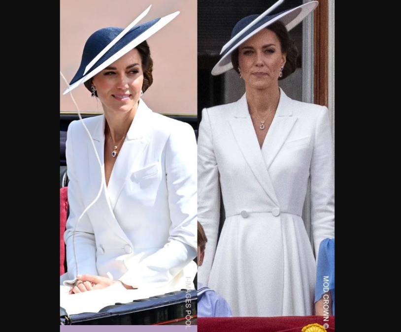Los miembros de la realeza como Kate Middleton y la princesa Ana también han renovado sus looks. Para Trooping the Colour en junio, la Princesa de Gales repitió un look de Alexander McQueen que debutó en la Cumbre del G7 en 2021.