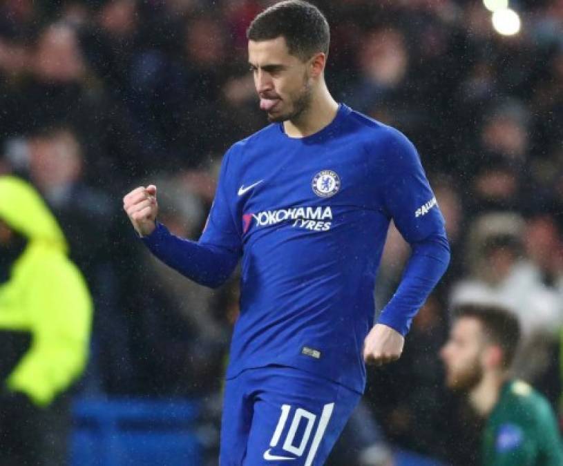 'Estoy centrado en el Chelsea. Tengo dos años más de contrato y estoy feliz aquí. Como ya he dicho diez veces, quiero terminar este año y después ya veremos, pero estoy feliz aquí', ha dicho el belga Eden Hazard al hablar de su futuro.