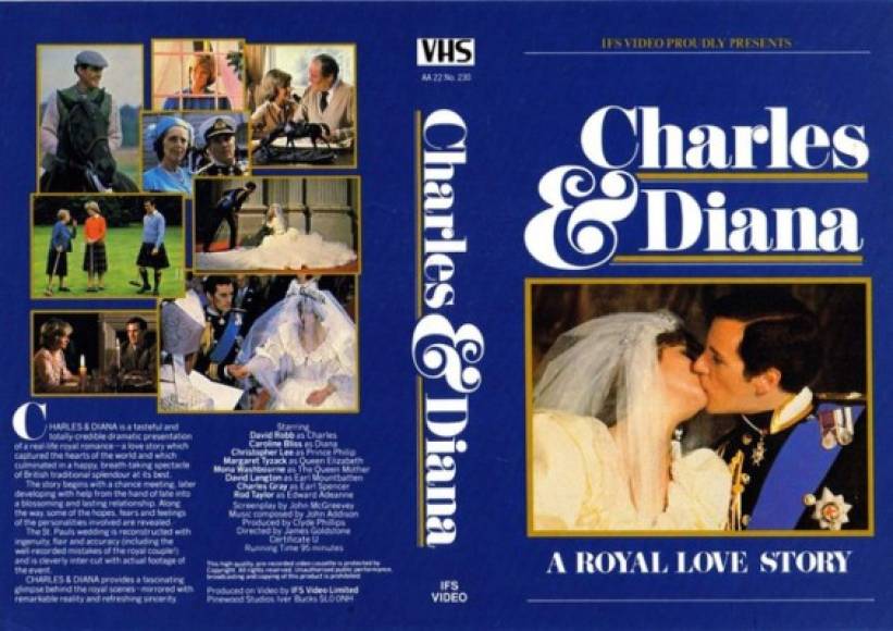 'Charles & Diana: A Royal Love Story' ('El romance real de Carlos y Diana') es un filme dramático que se estrenó en 1982. Estuvo dirigido por James Goldstone.