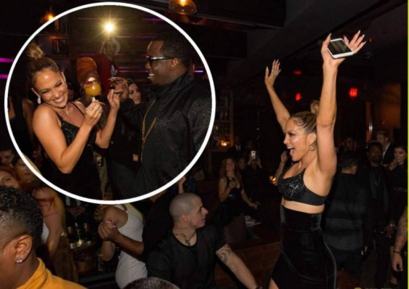 Jennifer López se fue hasta abajo con Diddy en el “after party” de los AMAs