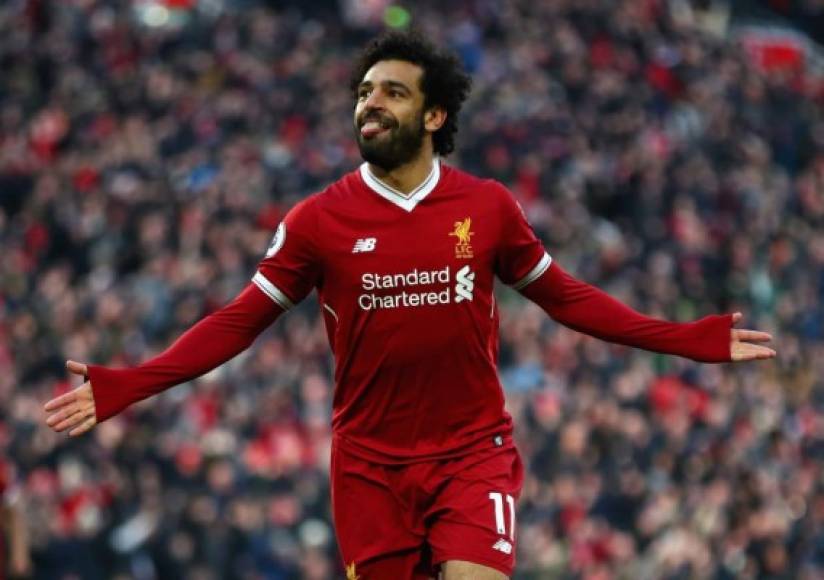 4. Mohamed Salah (Liverpool) 23 goles - 46 puntos.