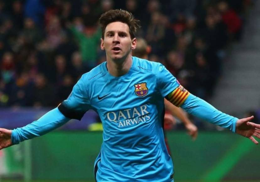 No podía faltar, el crack argentino Lionel Messi del Barcelona.