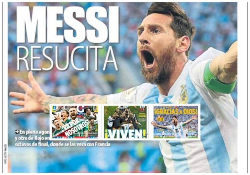 "Messi anotó su primer gol en Rusia y fue clave en el triunfo de Argentina sobre Nigeria."