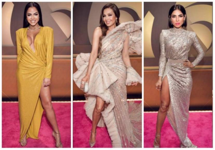 Las estrellas derrochan glamur a su paso por la alfombra de la 31 edición de los PLN celebrados desde el American Airlines Arena en Miami.