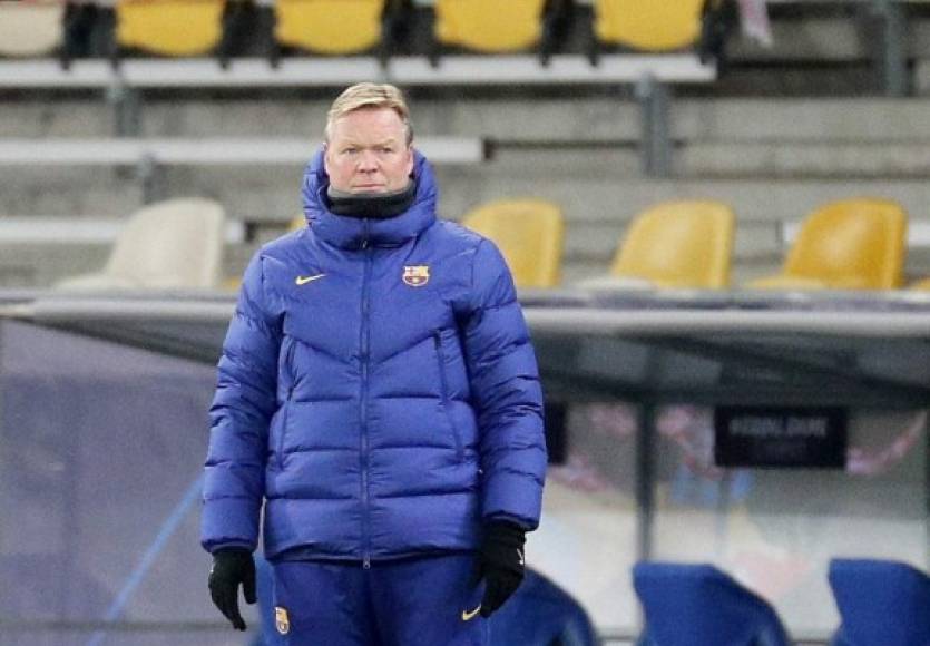 En los próximos días Barcelona deberá de definir si finalmente Koeman se queda o se marcha del club culé. Todo indica que el holandés no es del agrado de Laporta. Foto EFE.