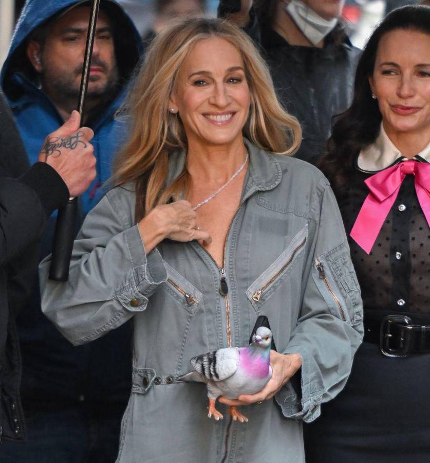 Con la vuelta a la pantalla de ‘And Just Like That’, la secuela de ‘Sex in the City’, el personaje de Carrie Bradshaw utilizó el bolso paloma de JW Anderson.