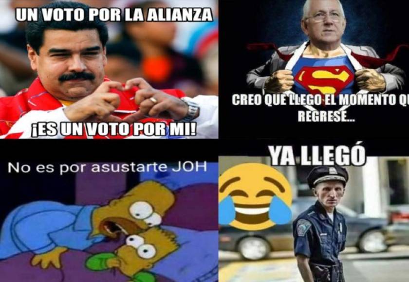 Los memes invaden las redes sociales sobre resultados de elecciones de Honduras. Juan Orlando Hernández, candidato del Partido Nacional junto a Salvador Nasralla con la Alianza son protagonistas.