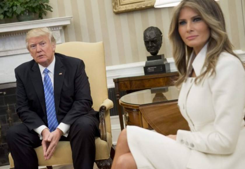 La pareja presidencial estadounidense ha estado en el centro de la polémica por los constantes desplantes del magnate hacia su esposa.