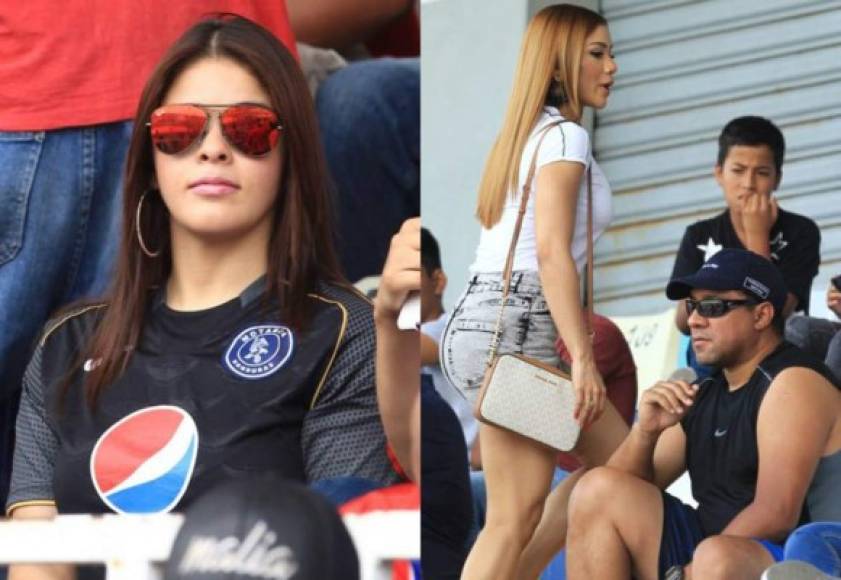 En el clásico entre Olimpia y Motagua que se juega este domingo en el estadio Nacional Tiburcio Carías Andino impera la belleza de las hondureñas.