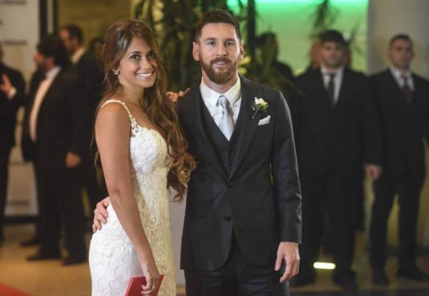 Messi está casado con Antonella y tienen dos hijos.