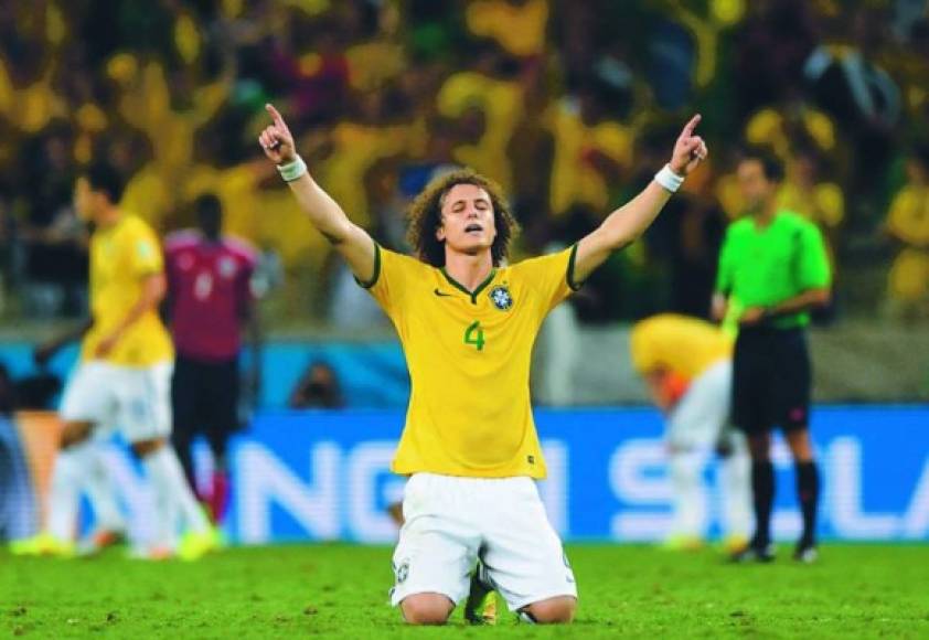 David Luiz El jugador de Brasil es un abierto practicante religioso.