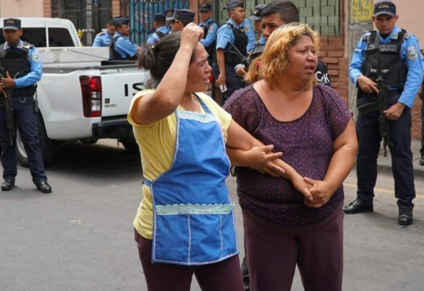 La muerte del joven causó gran conmoción en el centro de San Pedro Sula.