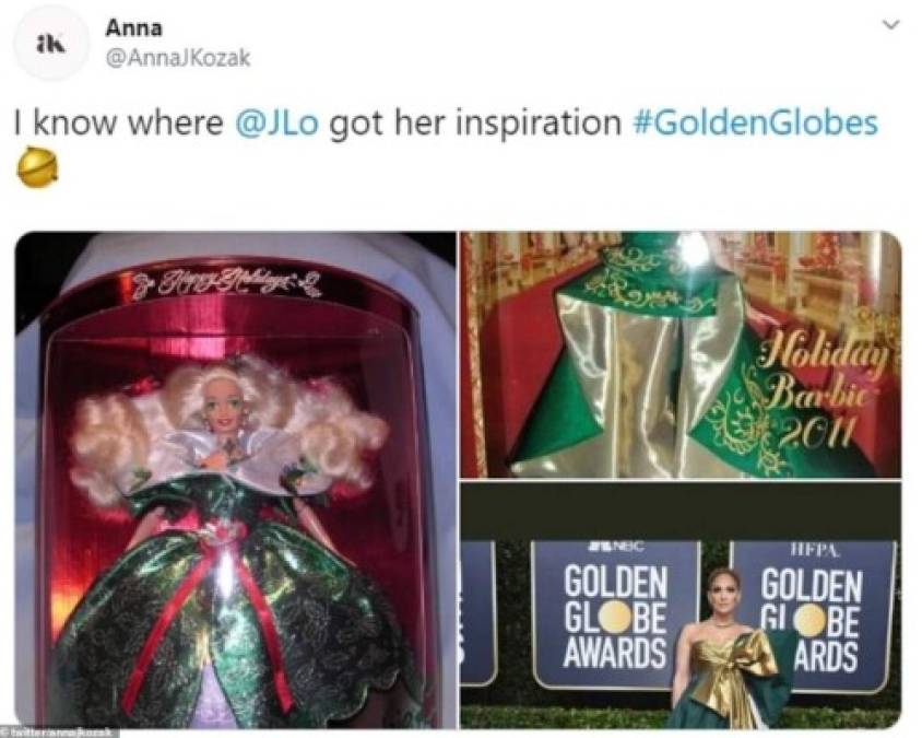 MIRA MÁS: <a href='https://www.laprensa.hn/fotogalerias/farandula/1346733-411/mejores-memes-globos-oro-2020-jennifer-lopez-vestido' style='color:red;text-decoration:underline' target='_blank'>Mejores memes de los Globos de Oro 2020</a><br/>