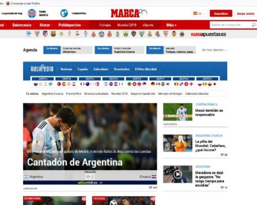 "Marca de España."