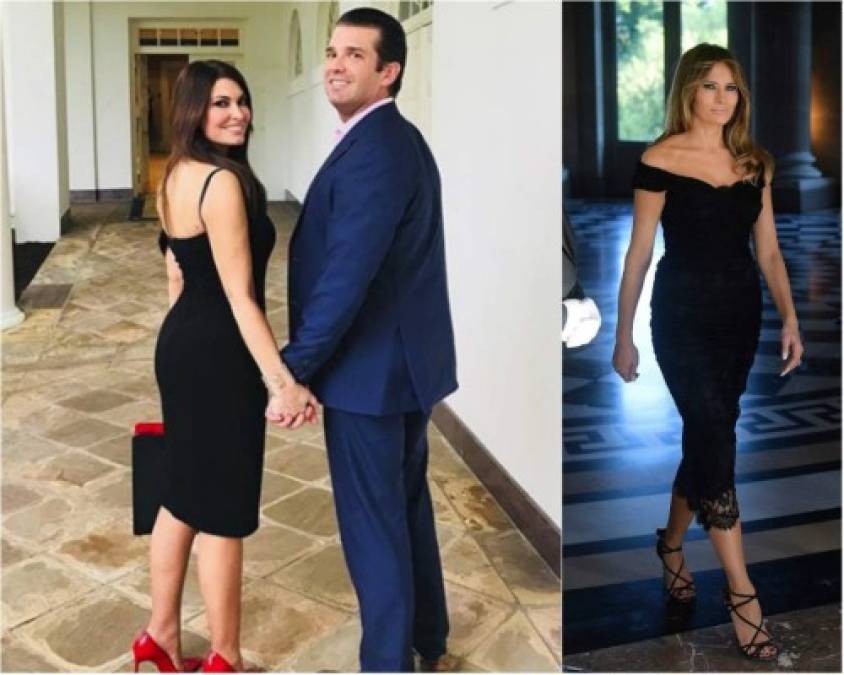 En abril de este año, Guilfoyle, de 49 años, comenzó su noviazgo con el hijo de 40 años del Presidente de Estados Unidos, y ha sido señalada por tener similitudes con Melania, quien es un año menor que ella.