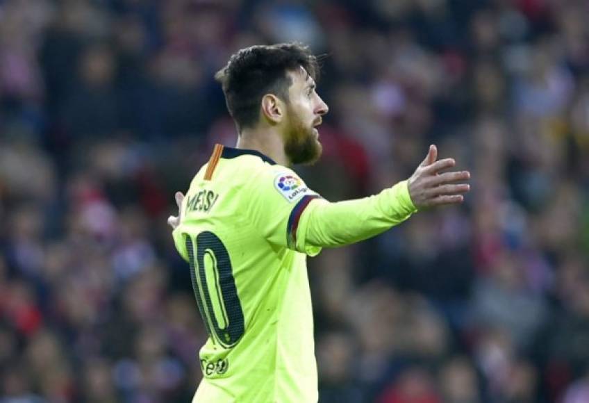 Lionel Messi: El crack argentino es garantía de gol y comandará el ataque del Barcelona ante Lyon.