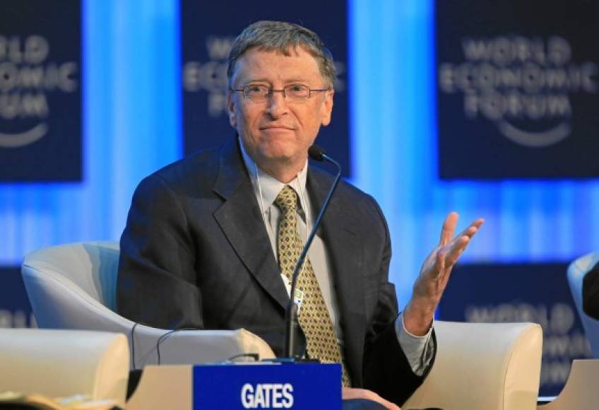 9. Bill Gates. El cofundador de Microsoftse ha convertido en la persona más rica del mundo en 2015, según el 'ranking' anual de la revista 'Forbes'. Su fortuna está valorada en 79.300 millones de dólares.