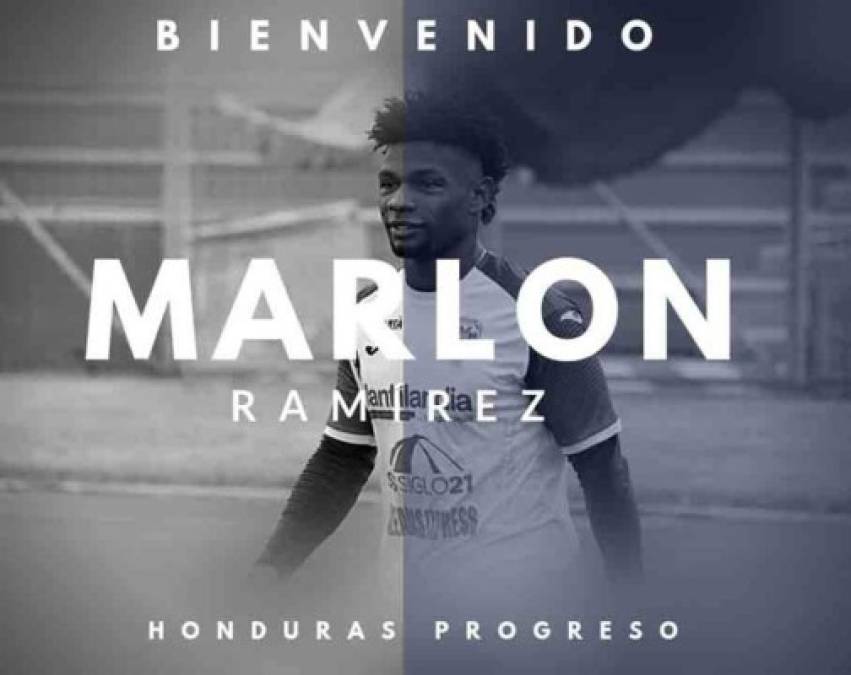 Marlon Ramírez: 'El Machuca' ha sido confirmado como nuevo refuerzo del Honduras Progreso. Llega procedente del Marathón.