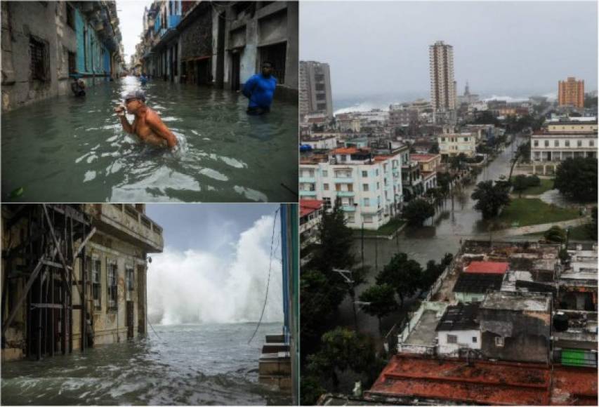 El huracán Irma se aleja a una velocidad de 13 kilómetros por hora de Cuba tras dejar 'severas' inundaciones costeras.