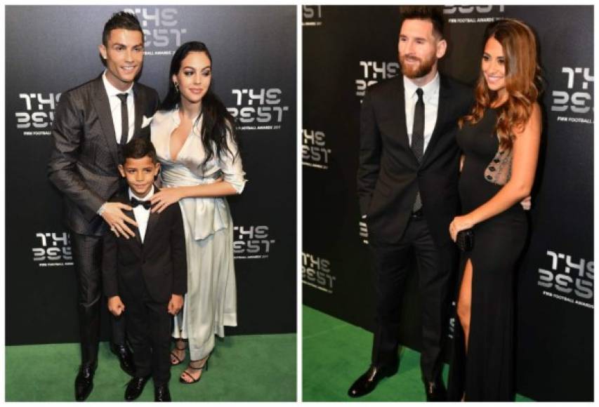 La ceremonia de los premios The Best 2017 se celebró hoy, y los fotógrafos y periodistas estaban atentos a la llegada de las figuras del fútbol como Cristiano Ronaldo y Lionel Messi.