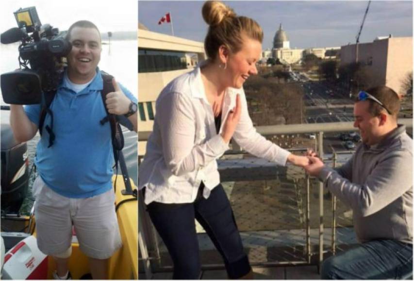 Adam Ward, el camarógrafo asesinado ayer en Virginia, estaba enamorado y planeaba casarse con Melissa Ott, compañera de vida y de trabajo en la cadena WDBJ-TV.