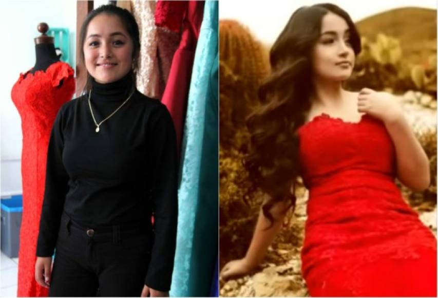 Un video divulgado en YouTube muestra a la joven posando con un vestido rojo en su rancho de La Joya.