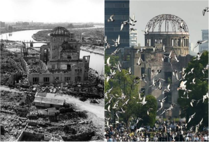Hiroshima conmemoró hoy con un minuto de silencio el 70 aniversario del lanzamiento de la bomba atómica por parte de EUA contra esta ciudad nipona.