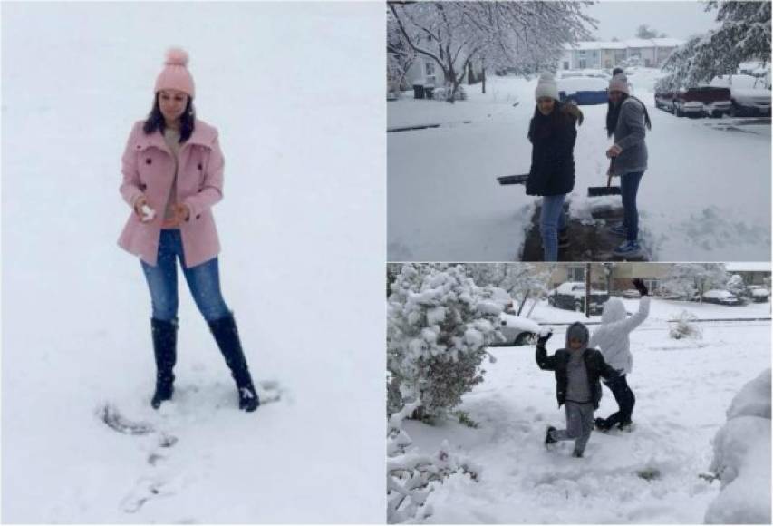 La tormenta de nieve Toby, que desde este martes azota a buena parte de la costa este de Estados Unidos, obligó hoy al cierre de las escuelas y a cancelar miles de vuelos por toda la región.<br/><br/>En tanto, los hondureños que residen en la costa este de EEUU compartieron con Diario La Prensa las imágenes de cómo disfrutan de la nieve.